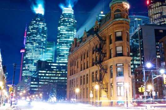 Toronto's flatiron the Gooderham Building. (Photo by Ryan Bolton)